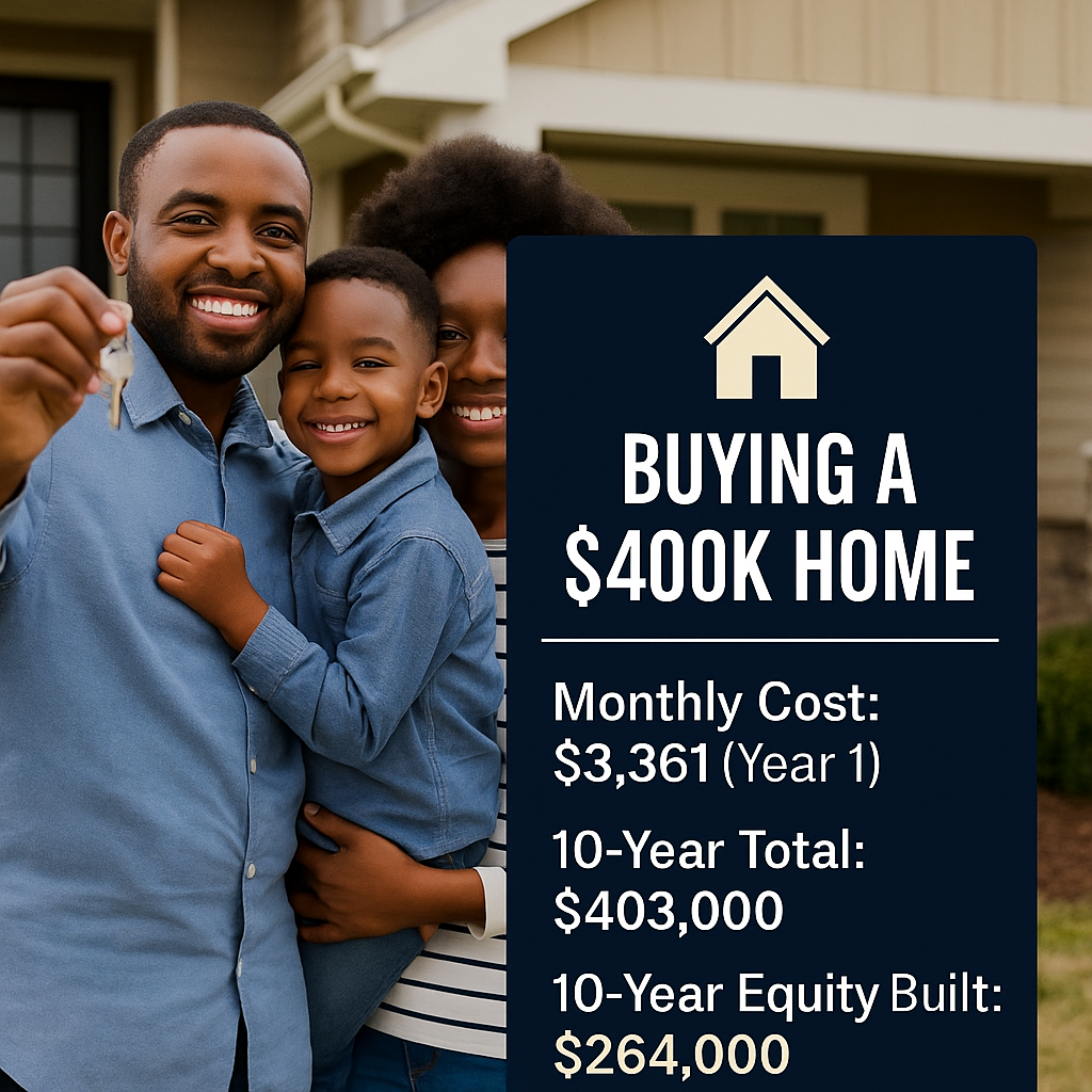 buying home 400k cost in palm beach county