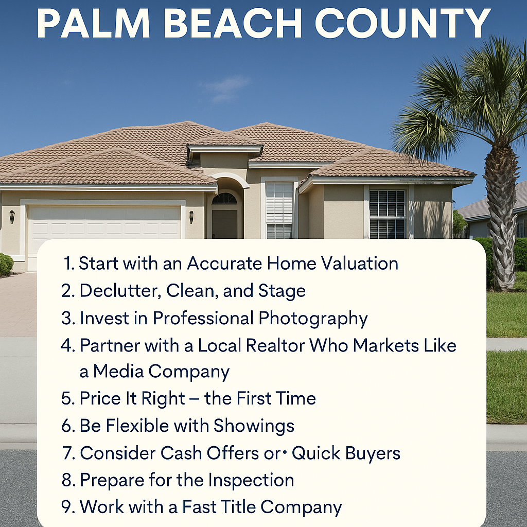 how to sell home fast in palm beach county