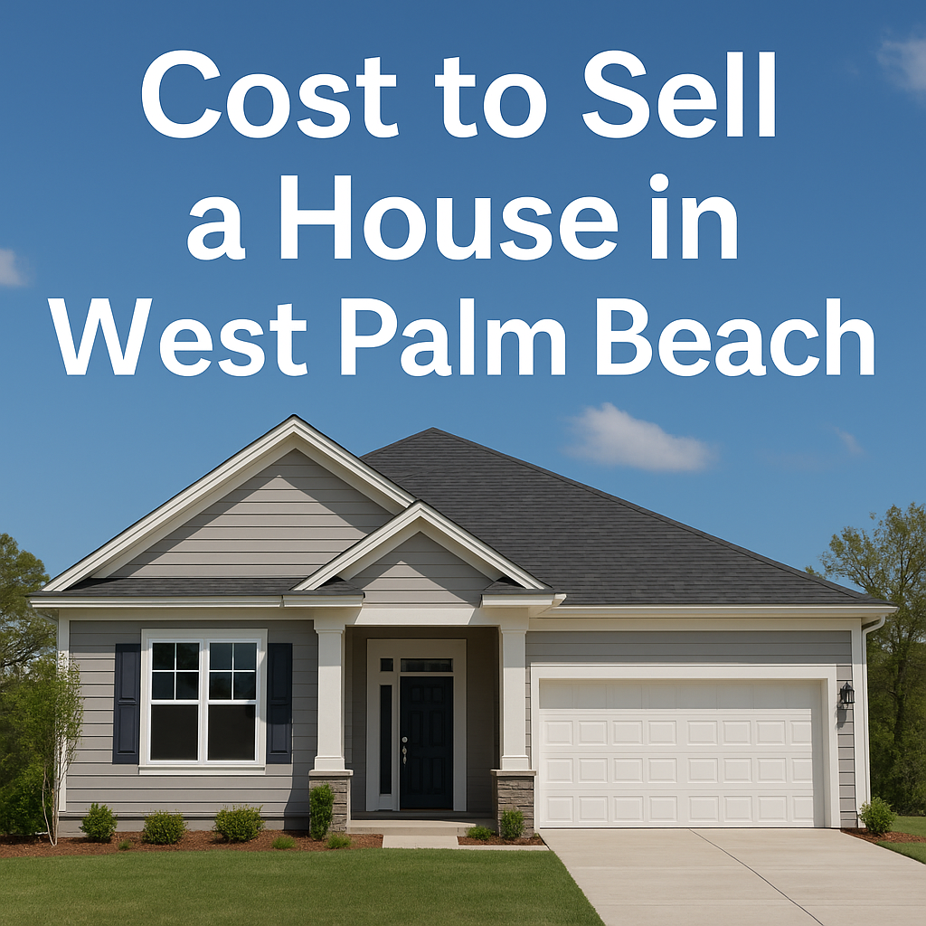 Cost to sell house West Palm Beach